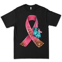 Black cancer ribbon and boxing gloves Premium Tee - AdoDesignShop