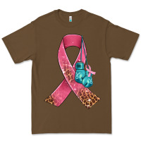 Cacao cancer ribbon and boxing gloves Premium Tee - AdoDesignShop