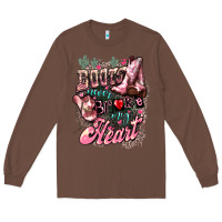 Chestnut boots never broke my heart Long Sleeve Tee - NancyCooperArtShop