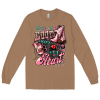 Toasted Coconut boots never broke my heart Long Sleeve Tee - NancyCooperArtShop
