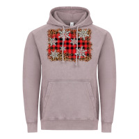 Snowflake Background Vintage Hoodie | Teevron