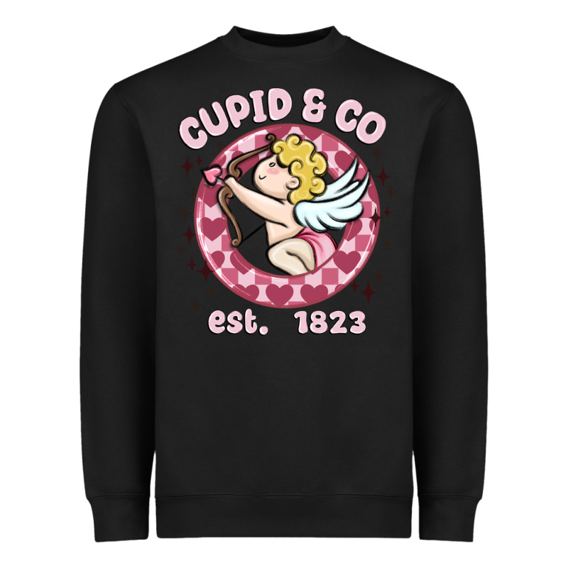 Cupid Co Heavyweight Sweatshirt by MaliasSmallBusiness | Teevron