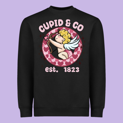 Cupid Co Heavyweight Sweatshirt Designed By Maliassmallbusiness