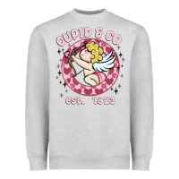 Heather Grey cupid co Heavyweight Sweatshirt - MaliasSmallBusiness