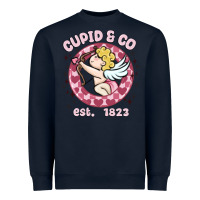 Navy cupid co Heavyweight Sweatshirt - MaliasSmallBusiness
