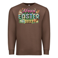 Chestnut Happy Easter 2023 Premium Sweatshirt - HowdyJamesFarm