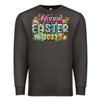 Smoke Happy Easter 2023 Premium Sweatshirt - HowdyJamesFarm
