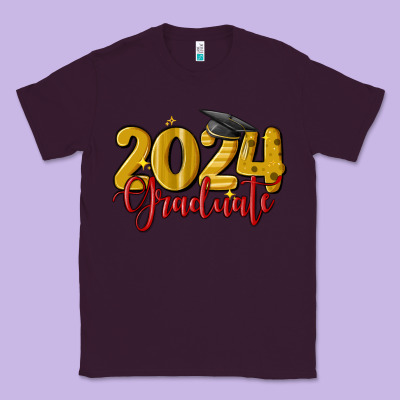 2024 Graduate Classic Tee Designed By Maliassmallbusiness