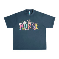 Midnight Navy easter nurse Urban Heavy Tee - MaliasSmallBusiness