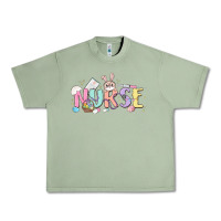Oil Green easter nurse Urban Heavy Tee - MaliasSmallBusiness