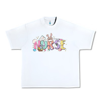 White easter nurse Urban Heavy Tee - MaliasSmallBusiness