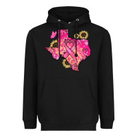Black Texas map Cancer Heavyweight Hoodie - HowdyJamesFarm