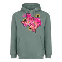 Sage Texas map Cancer Heavyweight Hoodie - HowdyJamesFarm