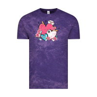 Cloud Purple nurse hearts Vintage Tee - MaliasSmallBusiness