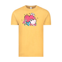 Vintage Mustard nurse hearts Vintage Tee - MaliasSmallBusiness