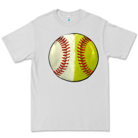 Dove Grey half baseball softball Premium Tee - JahusDesignShop