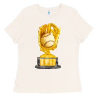 Bone baseball throphy cup fa element Ladies Tee - FaDigitalArtStudio