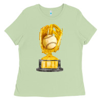 Matcha baseball throphy cup fa element Ladies Tee - FaDigitalArtStudio