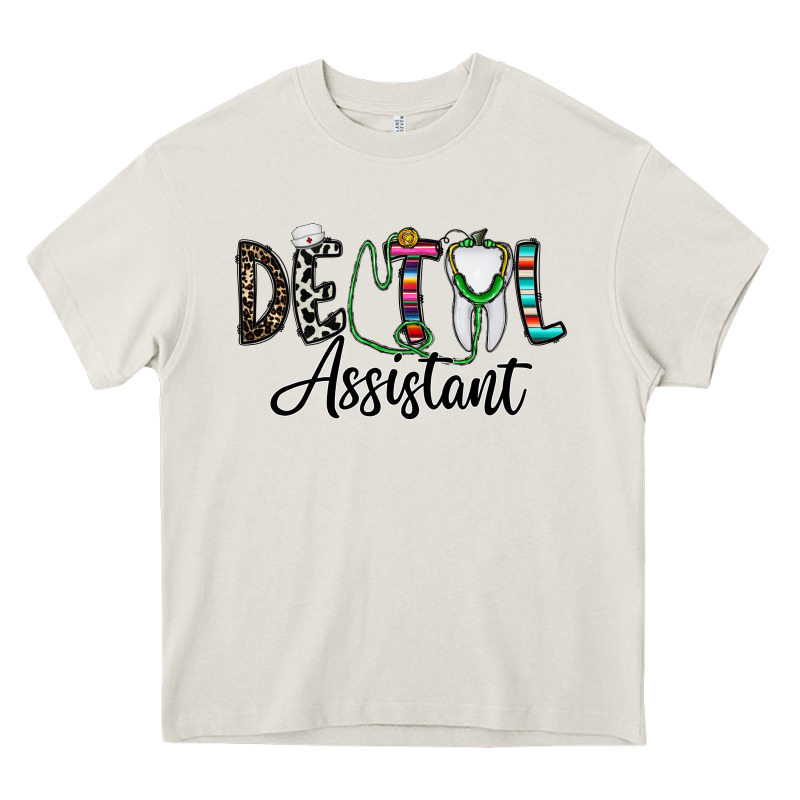 Dentalassistant Heavy Core Tee by CowhideDigitalArt | Teevron