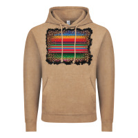 Vintage Coffee serape background Vintage Hoodie - BarkalooDesign