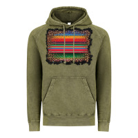 Vintage Olive serape background Vintage Hoodie - BarkalooDesign