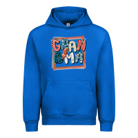 Cobalt 4th of July grandma with lightning bolt Urban Hoodie - FaDigitalArtStudio