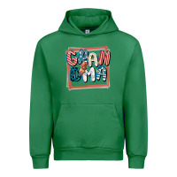 Emerald 4th of July grandma with lightning bolt Urban Hoodie - FaDigitalArtStudio