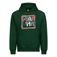 Forest Green 4th of July grandma with lightning bolt Urban Hoodie - FaDigitalArtStudio