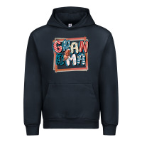 Navy 4th of July grandma with lightning bolt Urban Hoodie - FaDigitalArtStudio