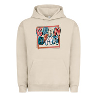 Pigment French Oak 4th of July grandma with lightning bolt Urban Hoodie - FaDigitalArtStudio