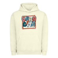 Pigment Pistachio 4th of July grandma with lightning bolt Urban Hoodie - FaDigitalArtStudio