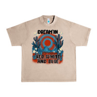 French Oak dream' in red white and blue Urban Heavy Tee - MaliasSmallBusiness