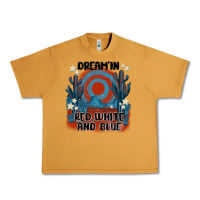 Peanut Butter dream' in red white and blue Urban Heavy Tee - MaliasSmallBusiness