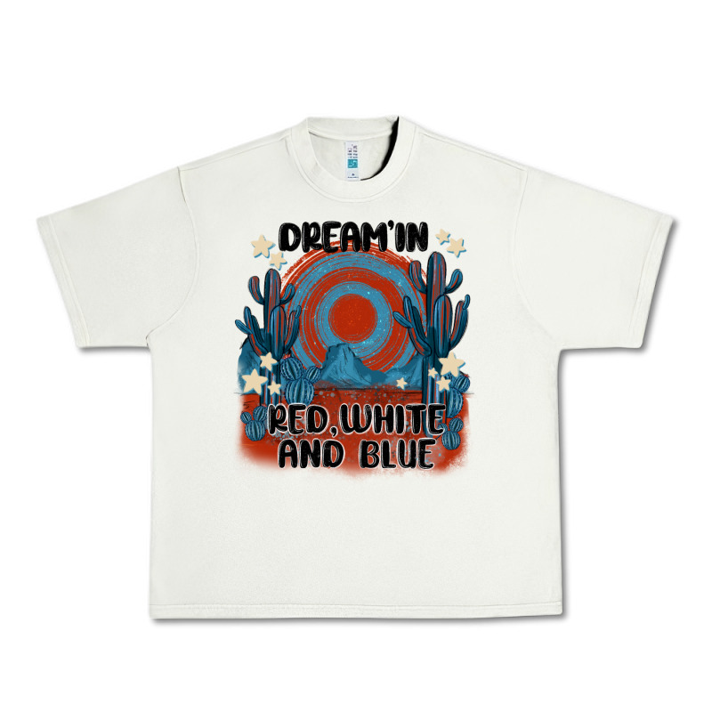 Dream' In Red White And Blue Urban Heavy Tee by MaliasSmallBusiness | Teevron