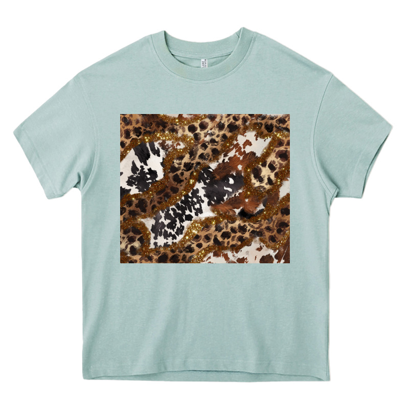 Leopard And Cowhides Heavy Core Tee by BarkalooDesign | Teevron