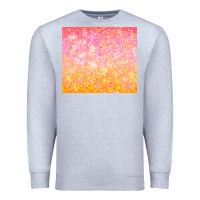 Heather Grey orange pink ombre glitter Premium Sweatshirt - TumblerDesignByShophia