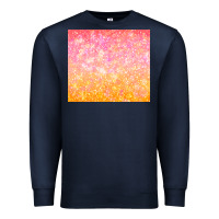 Navy orange pink ombre glitter Premium Sweatshirt - TumblerDesignByShophia
