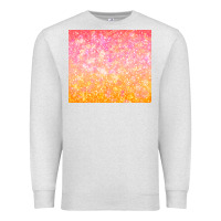 Oatmeal Heather orange pink ombre glitter Premium Sweatshirt - TumblerDesignByShophia