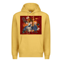 Antique Gold wizard kids with glitter Premium Hoodie - TumblerDesignByShophia