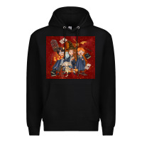 Black wizard kids with glitter Premium Hoodie - TumblerDesignByShophia