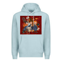 Blue Mist wizard kids with glitter Premium Hoodie - TumblerDesignByShophia