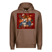 Chestnut wizard kids with glitter Premium Hoodie - TumblerDesignByShophia