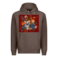 Coffee wizard kids with glitter Premium Hoodie - TumblerDesignByShophia