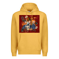 Mustard wizard kids with glitter Premium Hoodie - TumblerDesignByShophia