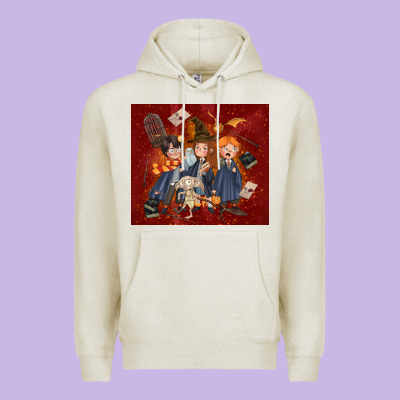 Wizard Kids With Glitter Premium Hoodie Designed By Tumblerdesignbyshophia
