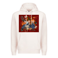 Pale Pink wizard kids with glitter Premium Hoodie - TumblerDesignByShophia