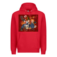 Red wizard kids with glitter Premium Hoodie - TumblerDesignByShophia