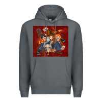 Rock wizard kids with glitter Premium Hoodie - TumblerDesignByShophia
