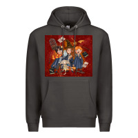 Smoke wizard kids with glitter Premium Hoodie - TumblerDesignByShophia