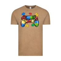 Vintage Coffee autism awareness video game controller Vintage Tee - MaliasSmallBusiness